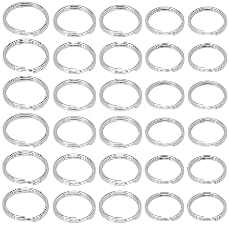 SOFPLATE 600Pcs 3 Styles 304 Stainless Steel Split Rings STAS-SP0001-64-1