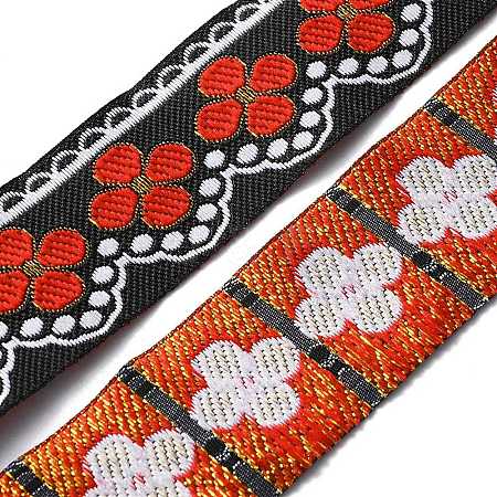 Ethnic Style Polyester Ribbon OCOR-WH0047-38E-1