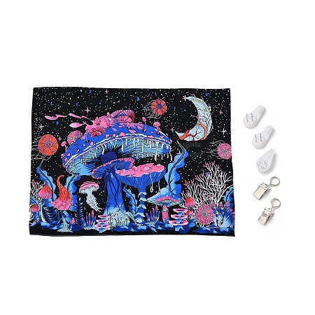 UV Reactive Blacklight Tapestry HJEW-F015-01D-1