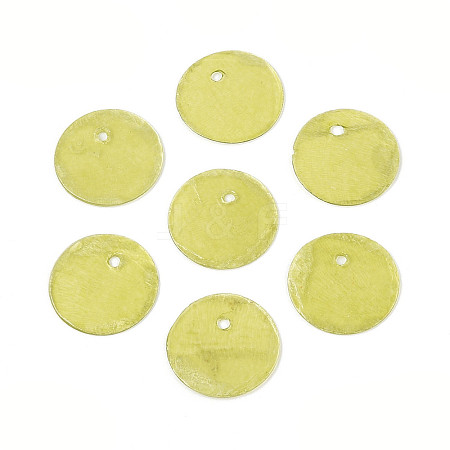 Spray Painted Natural Capiz Shell Disc Charms BSHE-T014-02C-1