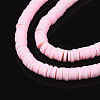 Handmade Polymer Clay Beads Strands CLAY-R089-6mm-171-3