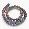 Non-magnetic Synthetic Hematite Beads Strands G-P218-09-M-3