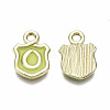 Alloy Enamel Charms ENAM-T012-03O-RS-3