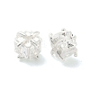 Brass Pave Cubic Zirconia Beads KK-H532-21A-S-1