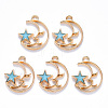 Alloy Enamel Pendants ENAM-S121-062C-2