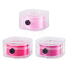 3 Boxes 3 Colors Flat Elastic Crystal String EW-TA0001-12A-1