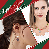 28Pcs 7 Colors Winter Theme Alloy Printed Pendants FIND-SC0012-46-5