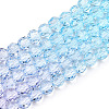 Transparent Glass Beads Strands GLAA-E036-07Q-2