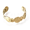 304 Stainless Steel Cuff Bangles for Women BJEW-T030-01G-4