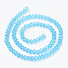 Glass Beads Strands EGLA-A044-T6mm-D08-2