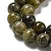 Natural Green Tourmaline Beads Strands G-B099-C05-04-4