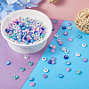 175Pcs 7 Colors Handmade Evil Eye Lampwork Beads EGLA-TA0001-32-6