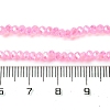 Baking Electroplate Glass Beads Strands X-DGLA-A039-J2MM-B09-4