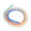 Transparent Painted Glass Beads Strands DGLA-A034-T4mm-A02-5