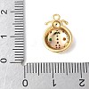 Brass Micro Pave Cubic Zirconia Pendants X-KK-U064-13G-3