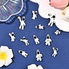 6Pcs 6 Styles Spray Painted Alloy Pendants FIND-YW0010-65-4