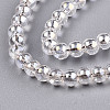 Electroplate Glass Beads Strands X-EGLA-S195-02B-01-3