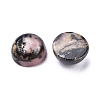Natural Rhodonite Cabochons G-P393-R68-12MM-2