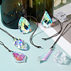 5Pcs Glass Hanging Suncatchers HJEW-FH00193-4