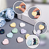 30Pcs UV Plating Iridescent Acrylic Beads OACR-SP0001-31-6