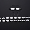 304 Stainless Steel & ABS Plastic Imitation Pearl Beaded Chains CHS-S008-014B-P-4