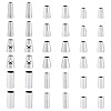 54Pcs 9 Styles Alloy Cord End FIND-TA0008-08-2