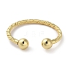 Rack Plating Brass Cuff Bangles BJEW-H326-03G-2