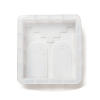 DIY Square with Rampart Pattern Candle Silicone Molds LS-DIY-G113-09A-2