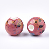 Handmade Porcelain Beads PORC-Q262-03G-2