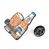 Beer Carnival Enamel Brooches JEWB-I063-02EB-04-3