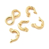 Brass Fold Over Clasps KK-P275-39G-2