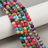 Dyed Natural Regalite/Imperial Jasper/Sea Sediment Jasper Beads Strands G-B124-C04-03-5