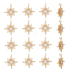 HOBBIESAY 16Pcs Brass Charms KK-HY0002-89-1