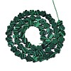 Synthetic Malachite Beads Strands G-N257-24A-06-3