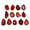 Natural Druzy Agate(Dyed & Heated) Big Pendants G-F646-02K-1