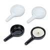 4Pcs 2 Colors Porcelain Candle Holder AJEW-PH0001-72-1