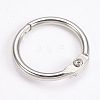 Iron Loose Leaf Book Binder Hinged Rings IFIN-WH0015-01-20mm-2
