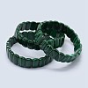 Natural Malachite Stretch Bracelets BJEW-F327-04-7