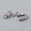 304 Stainless Steel Fold Over Clasp STAS-WH0016-54P-02-2