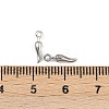 Vegetables 304 Stainless Steel Charms STAS-G356-06P-03-3