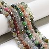 Natural Prehnite/Sunstone/Ruby Zoisite/Labradorite/Rhodonite Beads Strands G-G161-A03-02-2