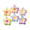 Opaque Resin Pendants RESI-A046-05E-2