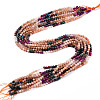 Natural & Synthetic Mixed Gemstone Beads Strands G-D080-A01-01-11-1