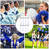 24Pcs Polyester Cheerleader Pom Poms Labels Ribbon FIND-CN0002-33B-6