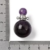 Natural Amethyst Perfume Bottle Pendants GG-CBA7610-02P-04-3