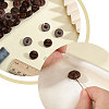 1-Hole Plastic Buttons BUTT-CA0001-34C-5