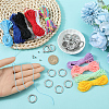 DIY Woven Web/Net Bracelets Making Findings Kit DIY-SC0027-95-3