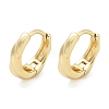 Twist Brass Hoop Earrings EJEW-Z102-12G-4