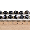 Dyed & Heated Natural Fire Crackle Agate Beads Strands G-N342-149I-21-5