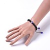 Adjustable Nylon Thread Braided Bead Bracelets BJEW-JB04466-02-4